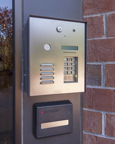 Components of telephone entry systems<br />
